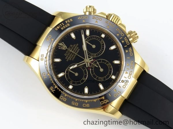 Daytona 116518 QF 1:1 Best Edition Black Dial on Oysterflex Strap SH4130 V3 (Gain Weight) WrinkleFree 1684