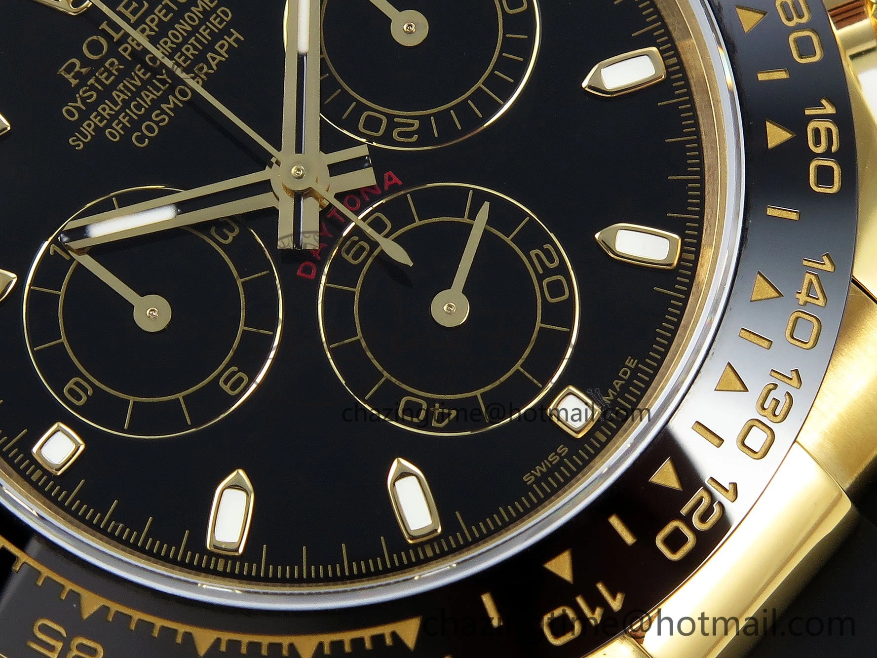 Daytona 116518 QF 1:1 Best Edition Black Dial on Oysterflex Strap SH4130 V3 (Gain Weight) WrinkleFree 1684
