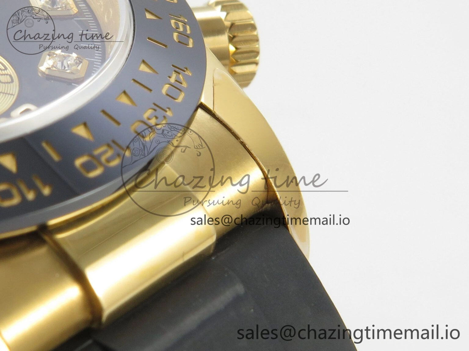 Compact Daytona 116518 QF 1:1 Best Edition Black YG Dial on Oysterflex Strap SH4130 V11（Gain Weight） 171