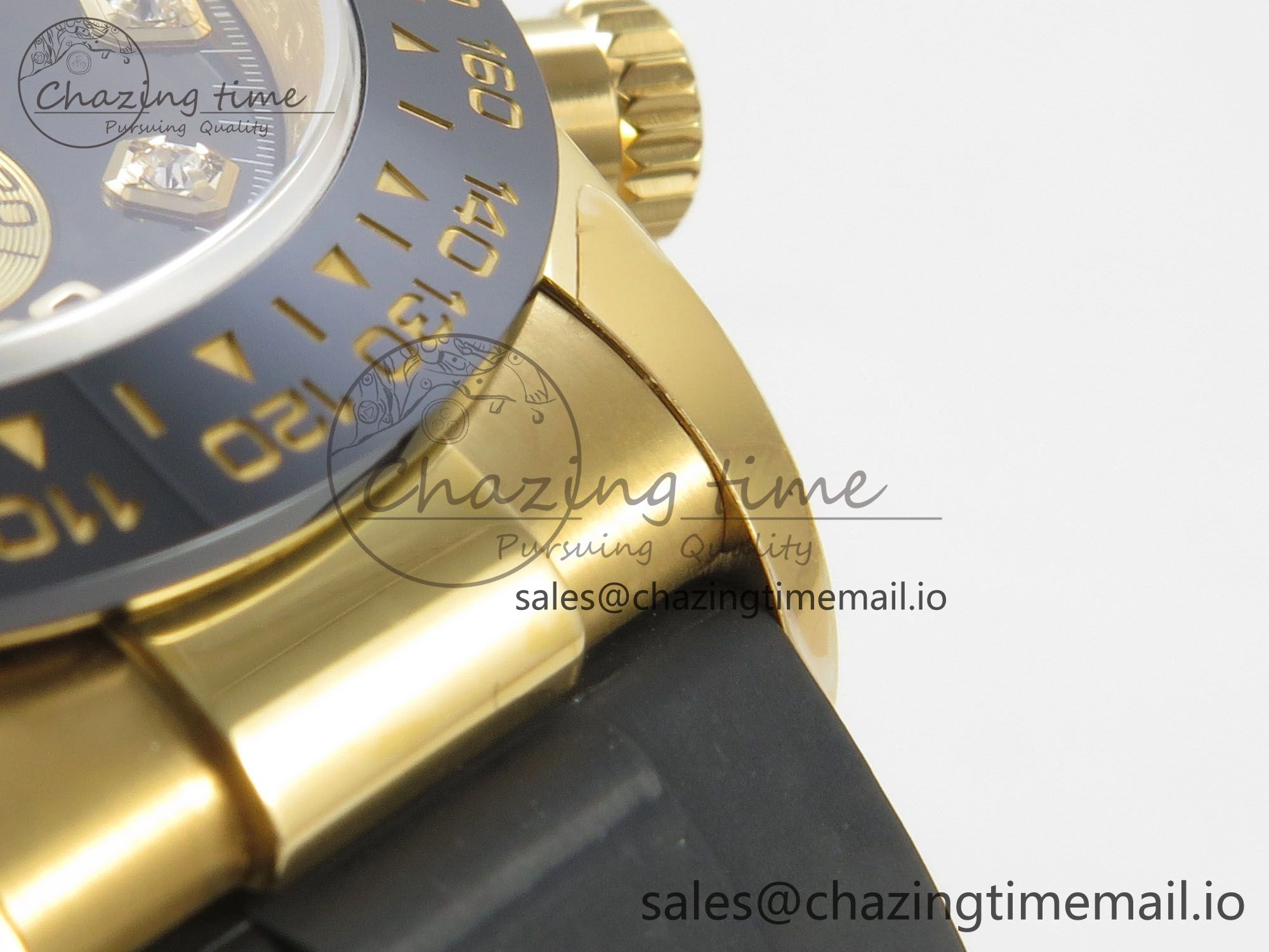 Compact Daytona 116518 QF 1:1 Best Edition Black YG Dial on Oysterflex Strap SH4130 V11（Gain Weight） 171
