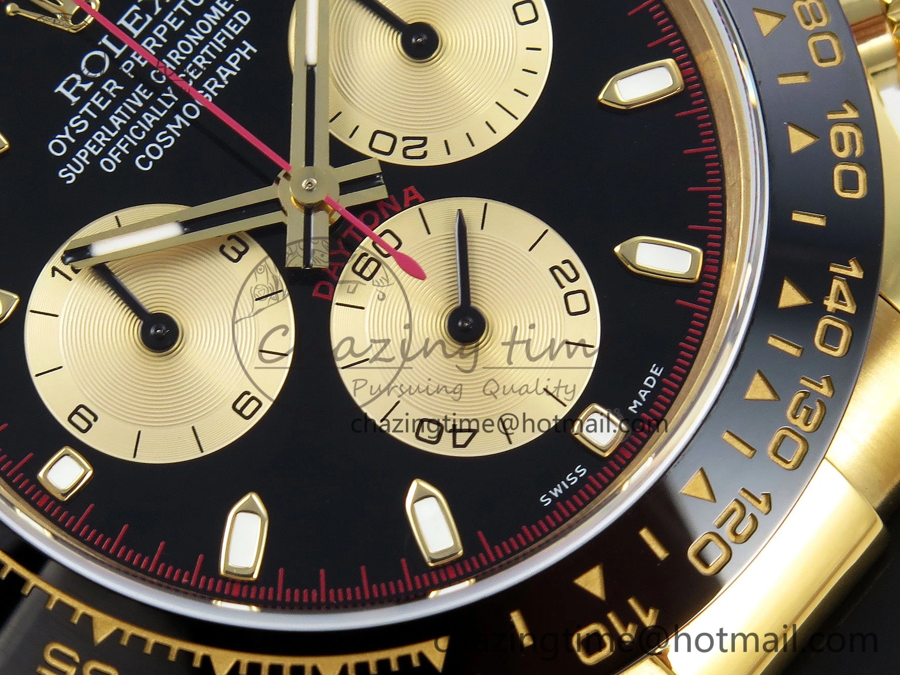 Daytona 116518 QF 1:1 Best Edition Black YG Dial on Oysterflex Strap SH4130 V3 (Gain Weight) SportInspired 1685