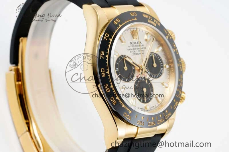Unisex Daytona 116518 QF 1:1 Best Edition Meteorite Dial on Oysterflex Rubber Strap SA 2277