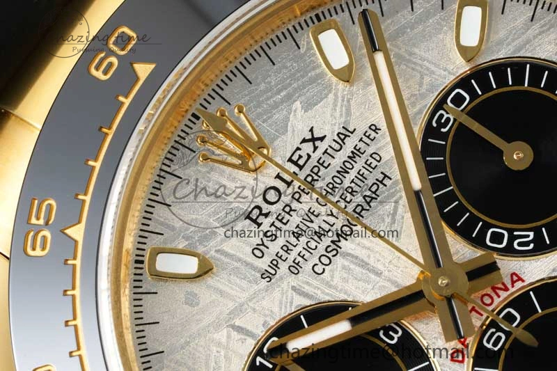 Unisex Daytona 116518 QF 1:1 Best Edition Meteorite Dial on Oysterflex Rubber Strap SA 2277