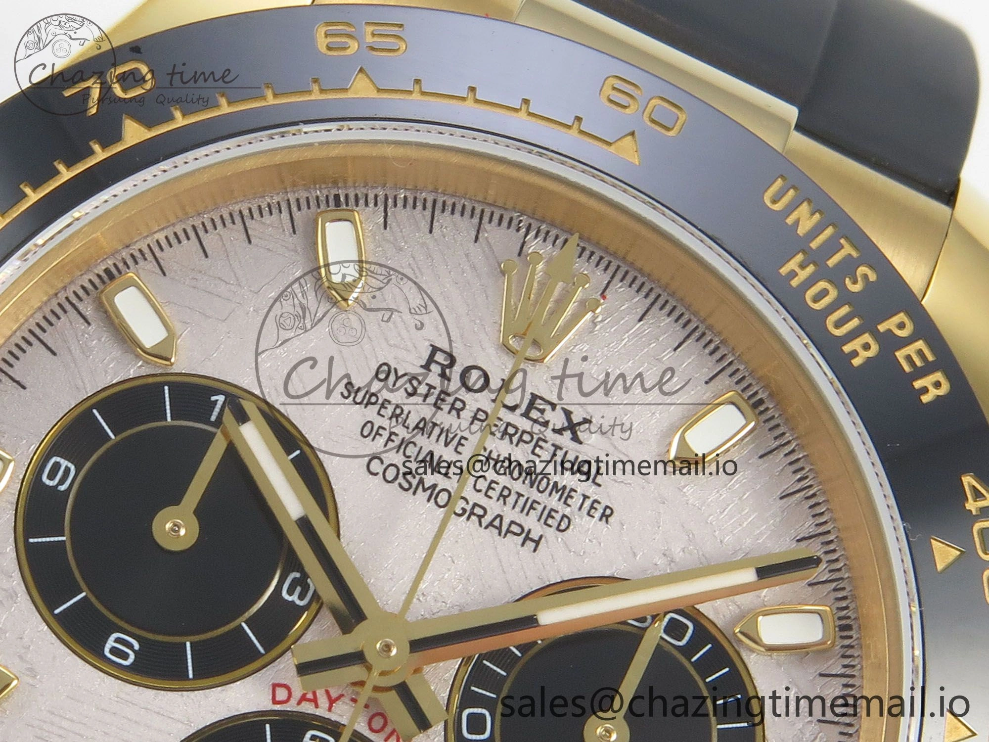 Classic Daytona 116518 QF 1:1 Best Edition Meteorite Dial on Oysterflex Strap SH4130 V11（Gain Weight） 166