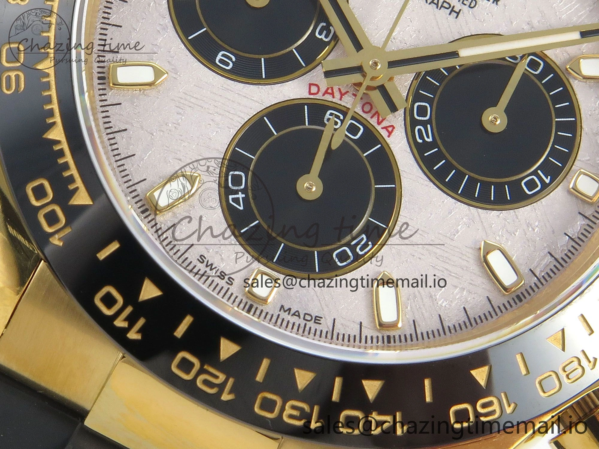 Classic Daytona 116518 QF 1:1 Best Edition Meteorite Dial on Oysterflex Strap SH4130 V11（Gain Weight） 166