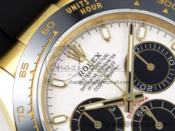 Daytona 116518 QF 1:1 Best Edition Meteorite Dial on Oysterflex Strap SH4130 V3 (Gain Weight) Youthful 1682