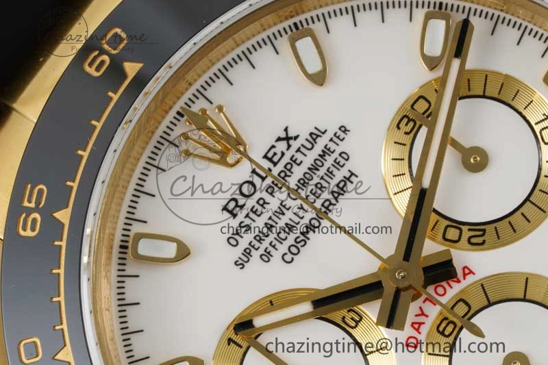 MultiPurpose Daytona 116518 QF 1:1 Best Edition White Dial on Oysterflex Rubber Strap SA 2270