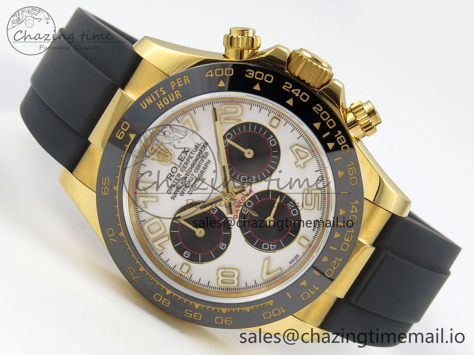Daytona 116518 QF 1:1 Best Edition White Black Dial on Oysterflex Strap SH4130 V11（Gain Weight） Attractive 162