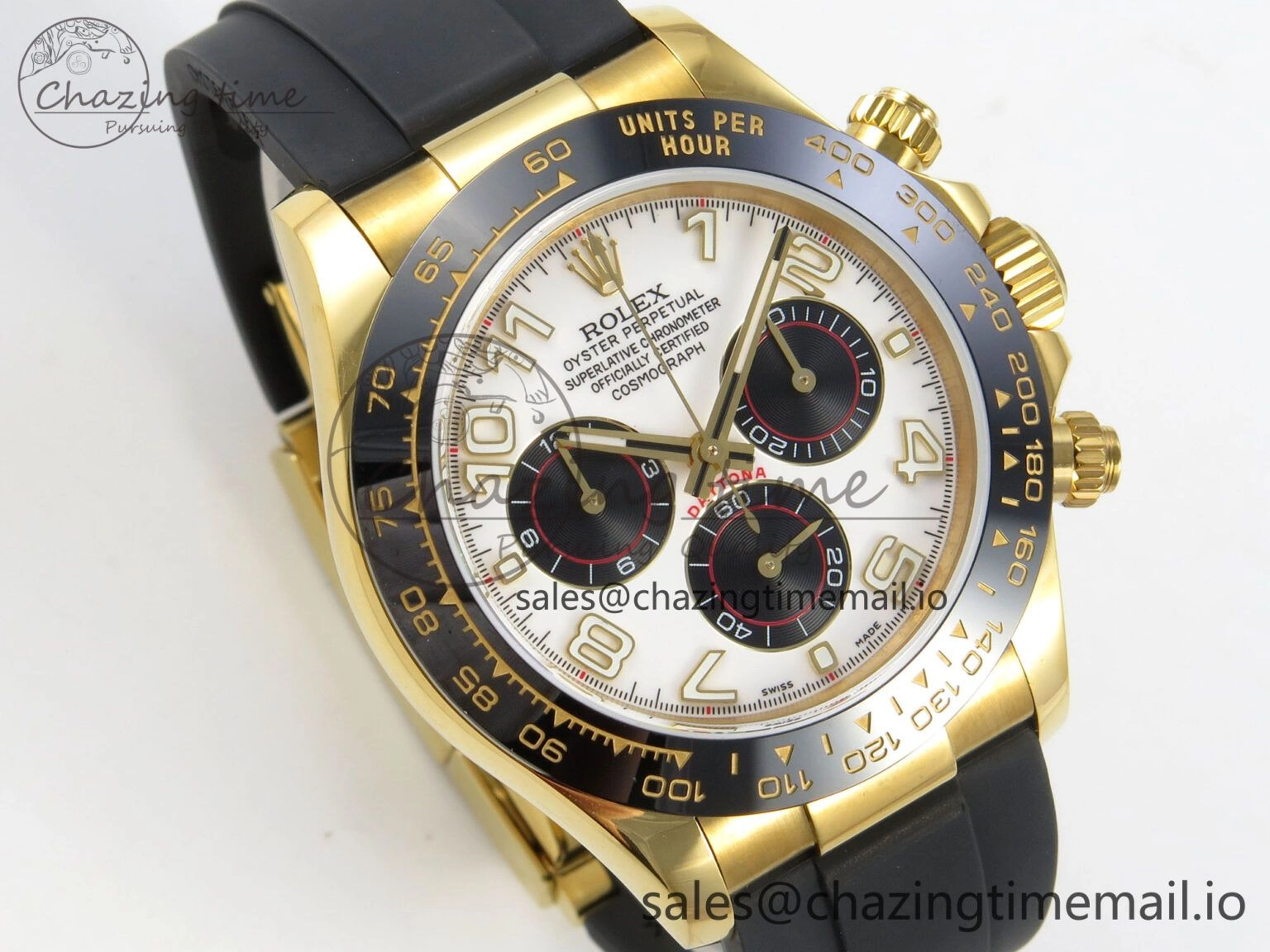 Daytona 116518 QF 1:1 Best Edition White Black Dial on Oysterflex Strap SH4130 V11（Gain Weight） Attractive 162