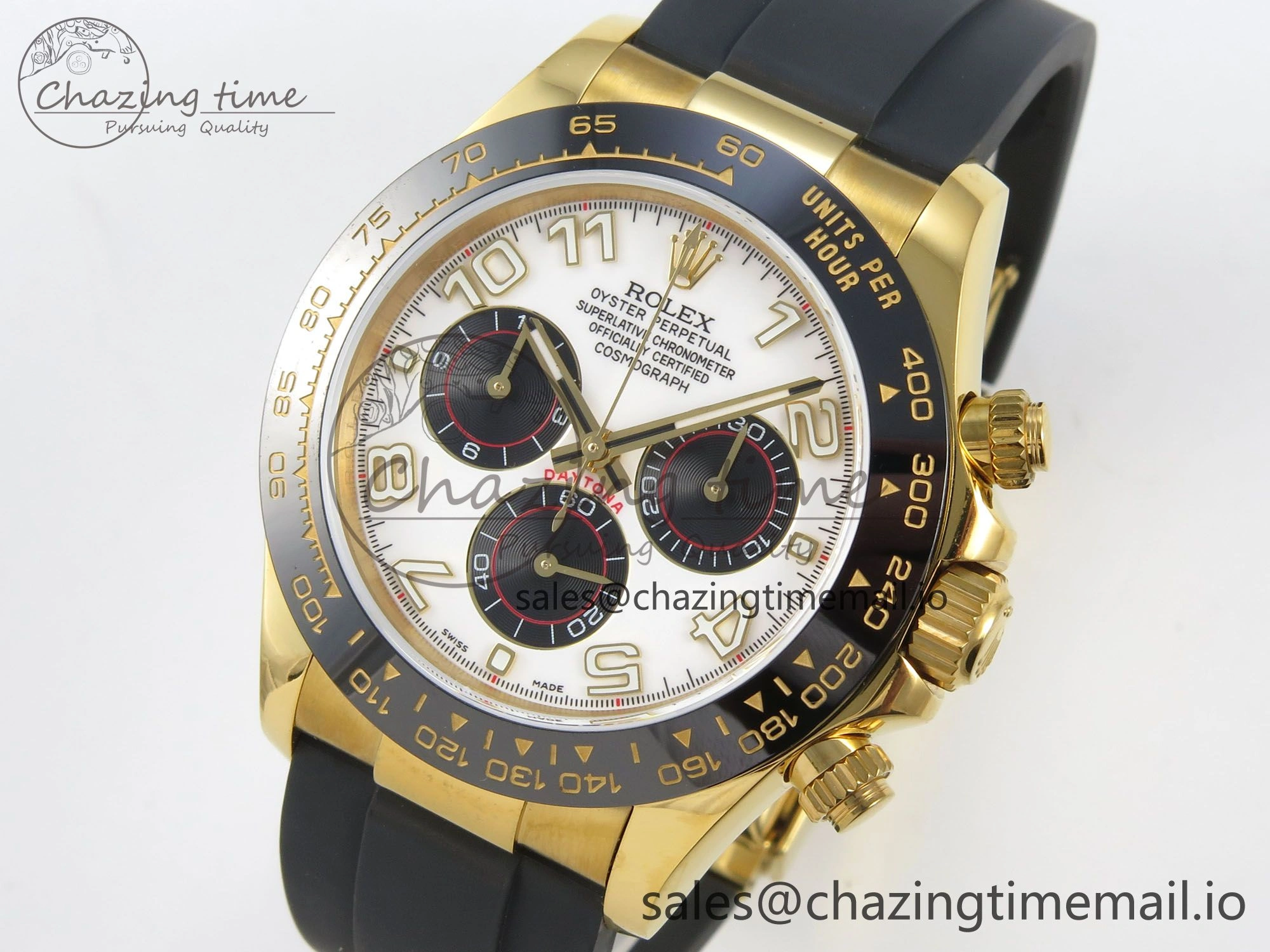 Daytona 116518 QF 1:1 Best Edition White Black Dial on Oysterflex Strap SH4130 V11（Gain Weight） Attractive 162