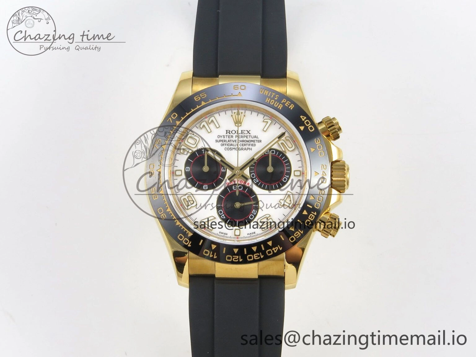 Daytona 116518 QF 1:1 Best Edition White Black Dial on Oysterflex Strap SH4130 V11（Gain Weight） Attractive 162