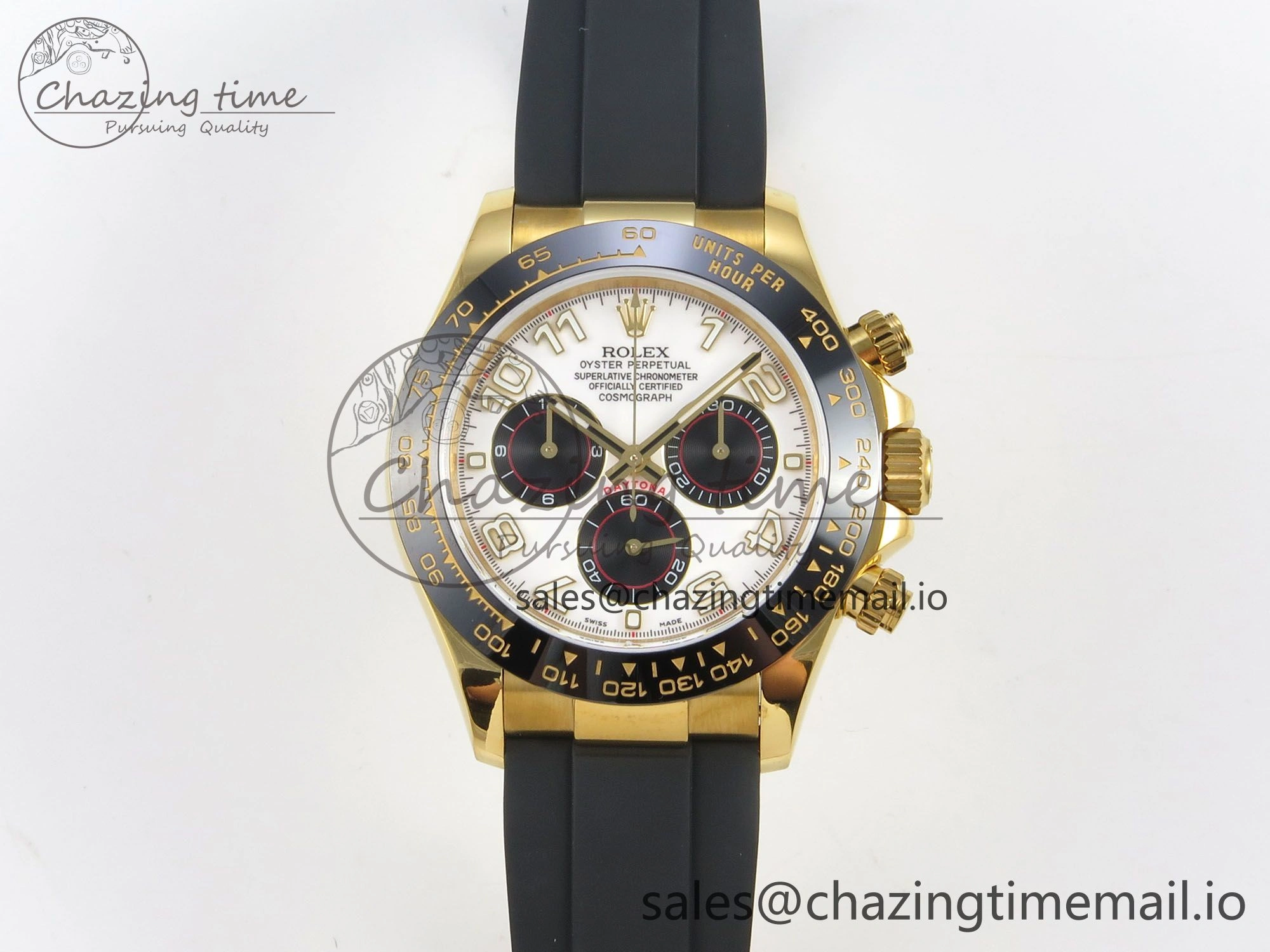 Daytona 116518 QF 1:1 Best Edition White Black Dial on Oysterflex Strap SH4130 V11（Gain Weight） Attractive 162