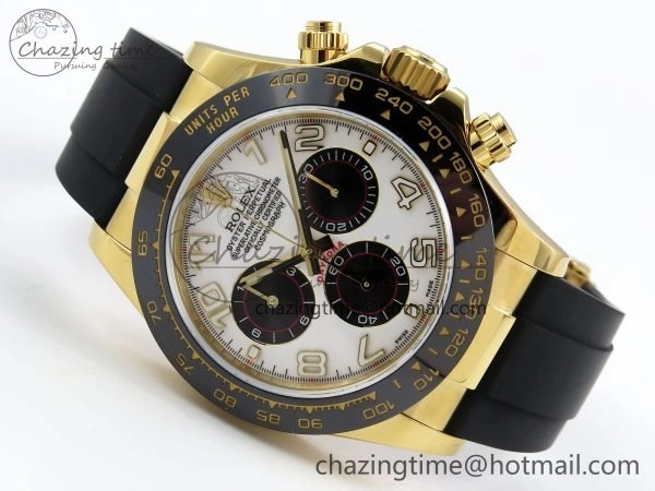 MultiPurpose Daytona 116518 QF 1:1 Best Edition White Black Numeral Dial on Oysterflex Strap SH4130 V3 (Gain Weight) 1622