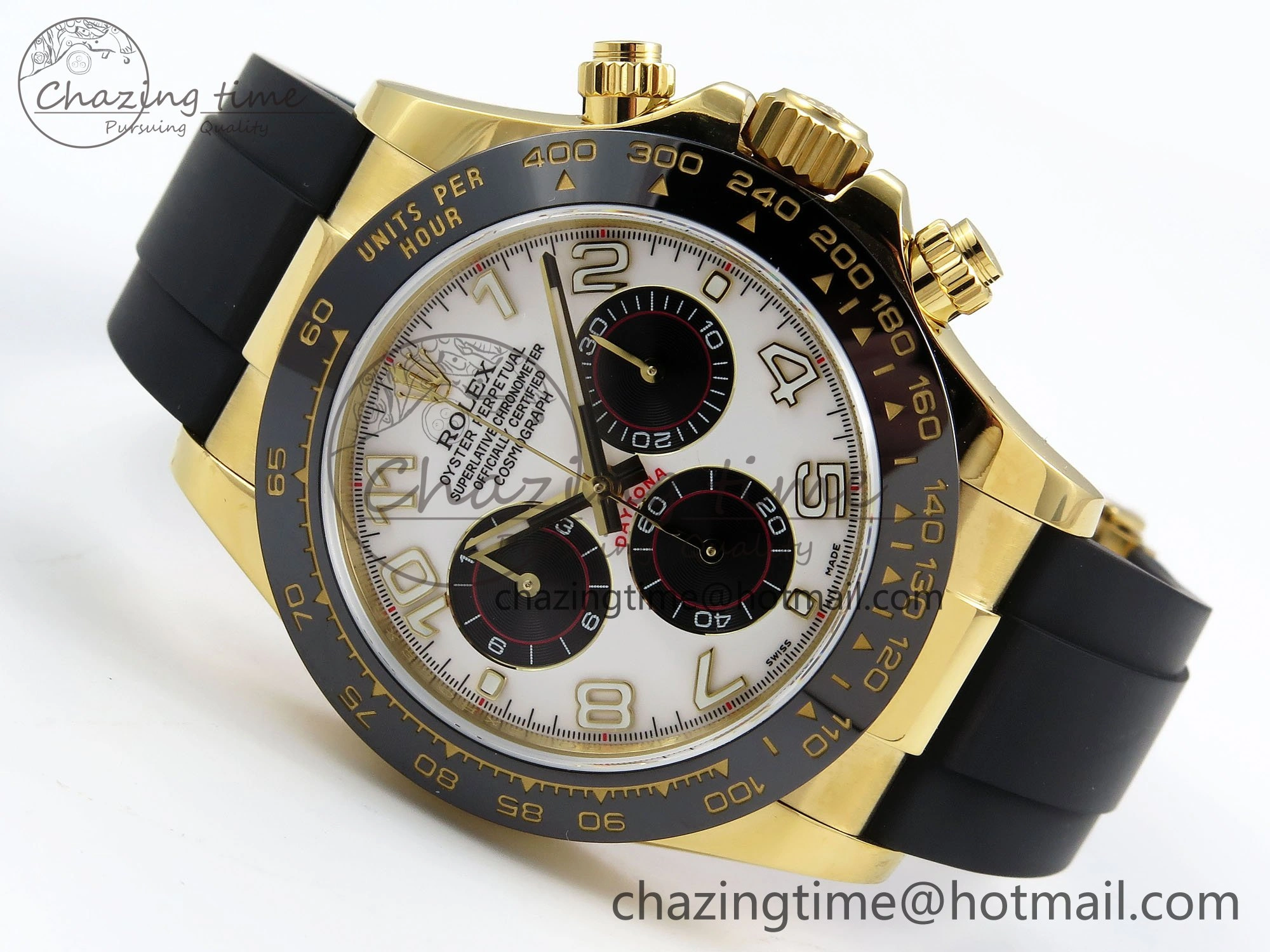 MultiPurpose Daytona 116518 QF 1:1 Best Edition White Black Numeral Dial on Oysterflex Strap SH4130 V3 (Gain Weight) 1622