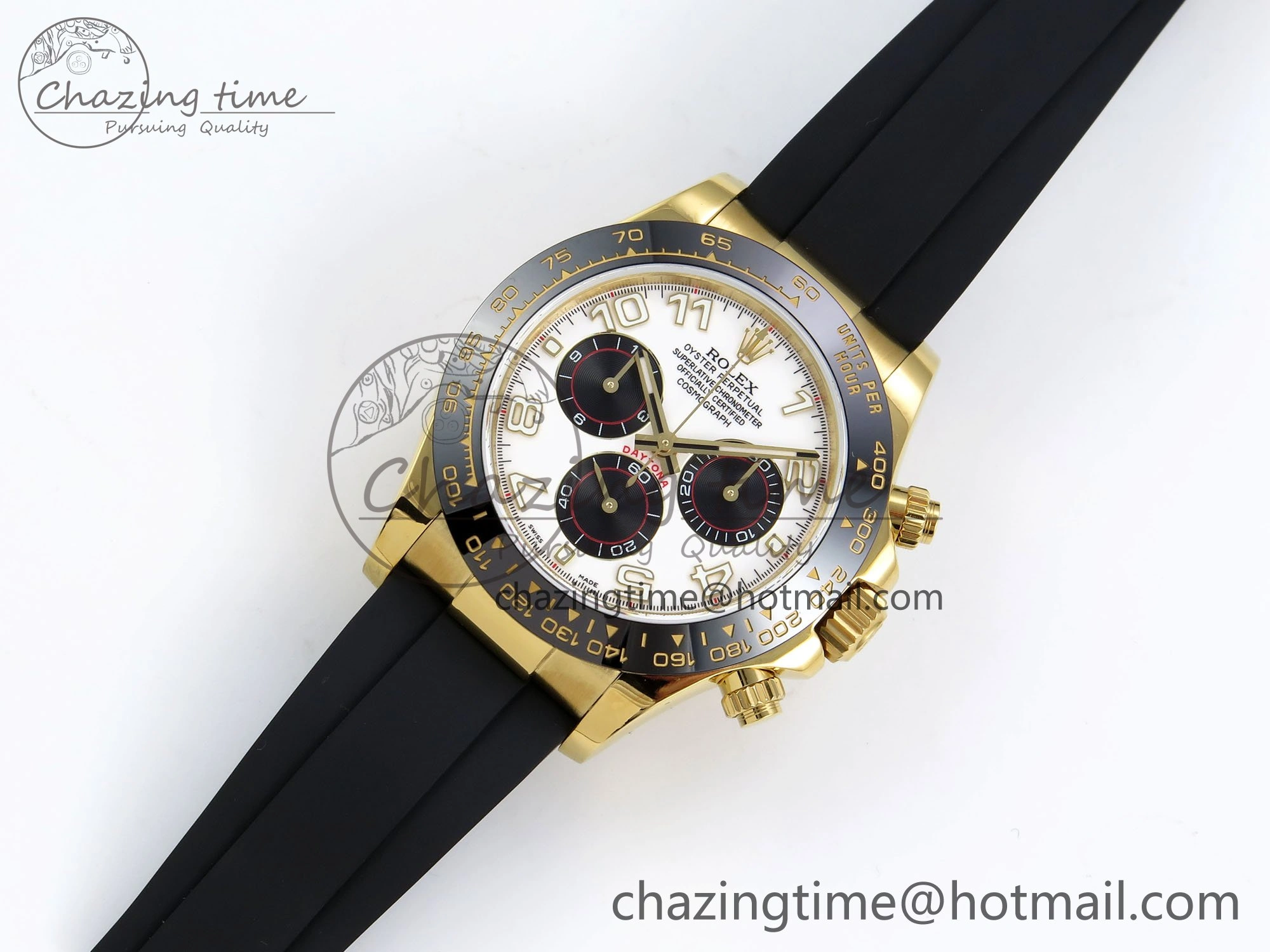 MultiPurpose Daytona 116518 QF 1:1 Best Edition White Black Numeral Dial on Oysterflex Strap SH4130 V3 (Gain Weight) 1622
