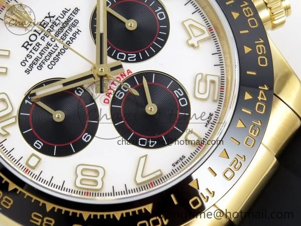 MultiPurpose Daytona 116518 QF 1:1 Best Edition White Black Numeral Dial on Oysterflex Strap SH4130 V3 (Gain Weight) 1622