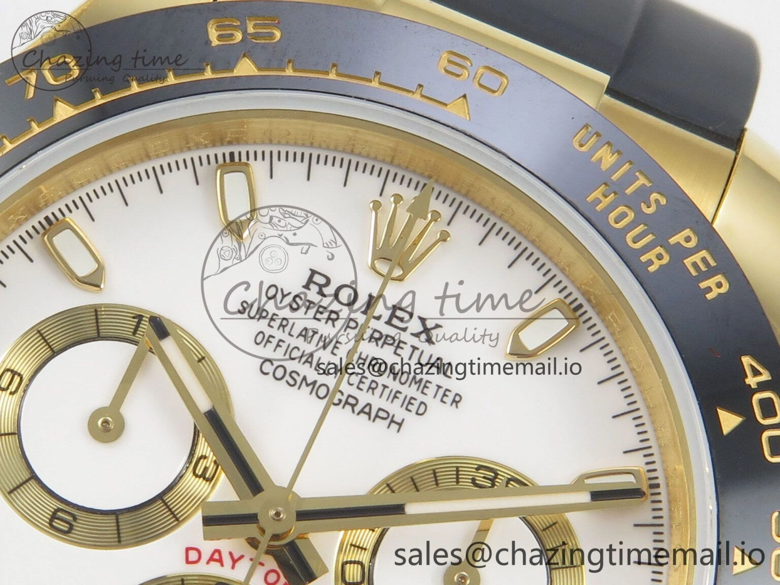 Daytona 116518 QF 1:1 Best Edition White YG Dial on Oysterflex Strap SH4130 V11（Gain Weight） NewStyle 168