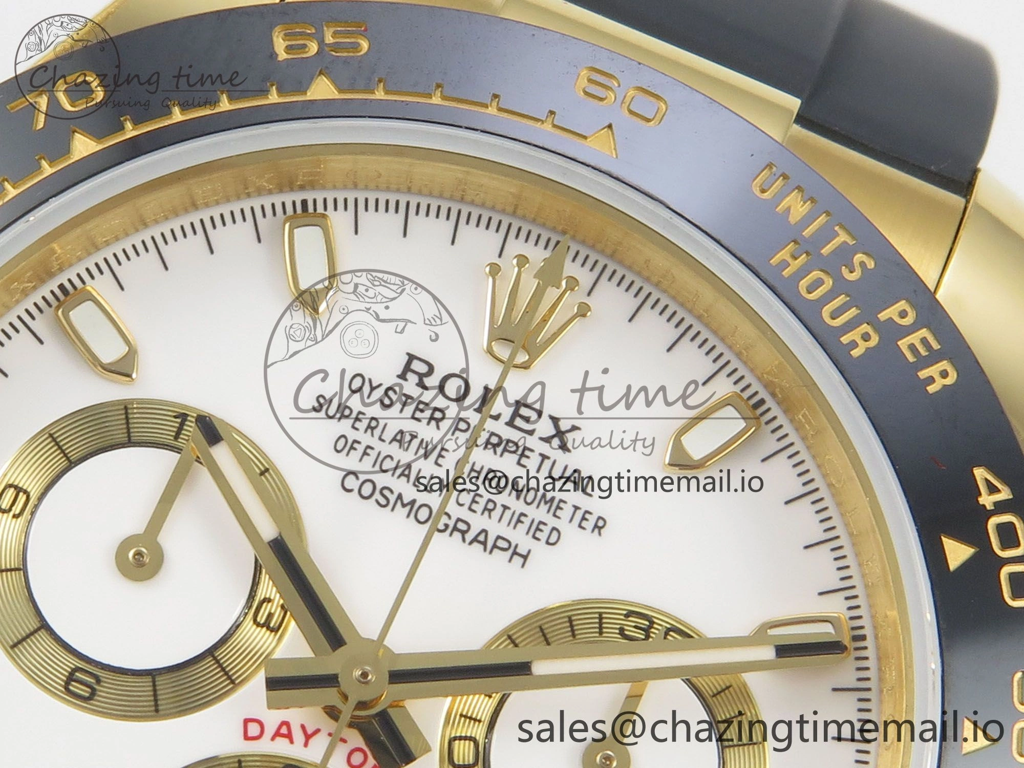 Daytona 116518 QF 1:1 Best Edition White YG Dial on Oysterflex Strap SH4130 V11（Gain Weight） NewStyle 168