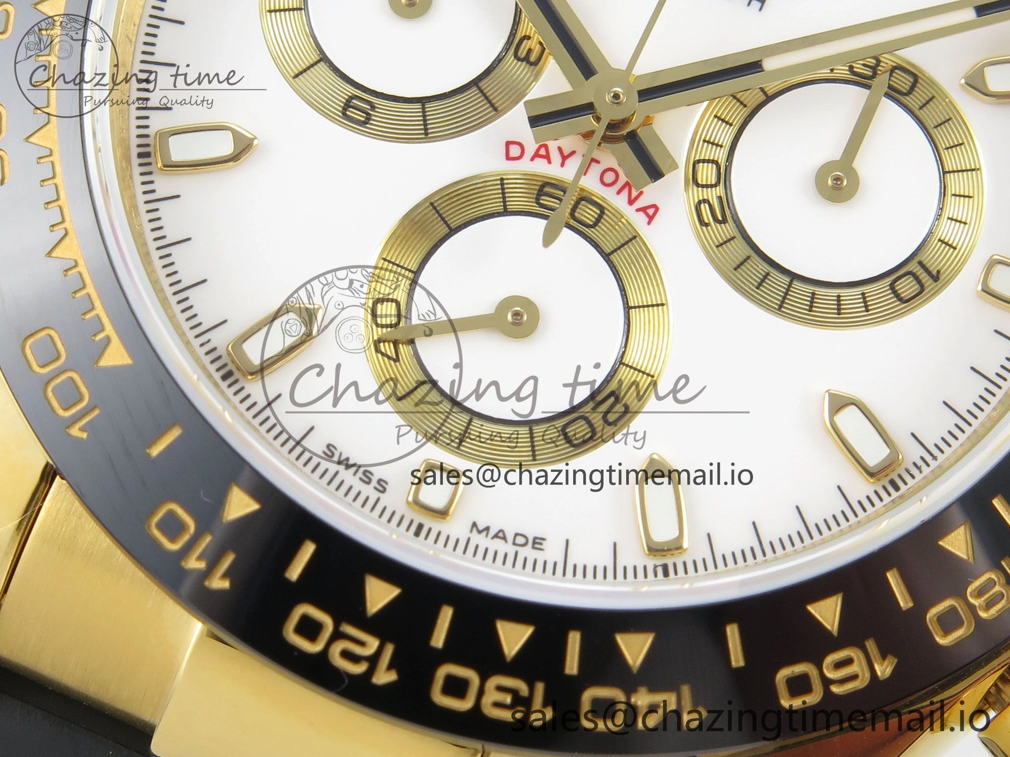 Daytona 116518 QF 1:1 Best Edition White YG Dial on Oysterflex Strap SH4130 V11（Gain Weight） NewStyle 168