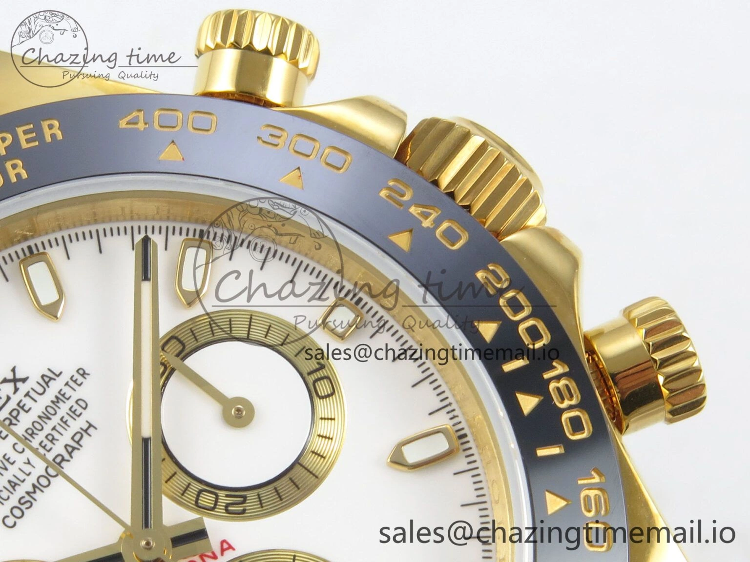 Daytona 116518 QF 1:1 Best Edition White YG Dial on Oysterflex Strap SH4130 V11（Gain Weight） NewStyle 168