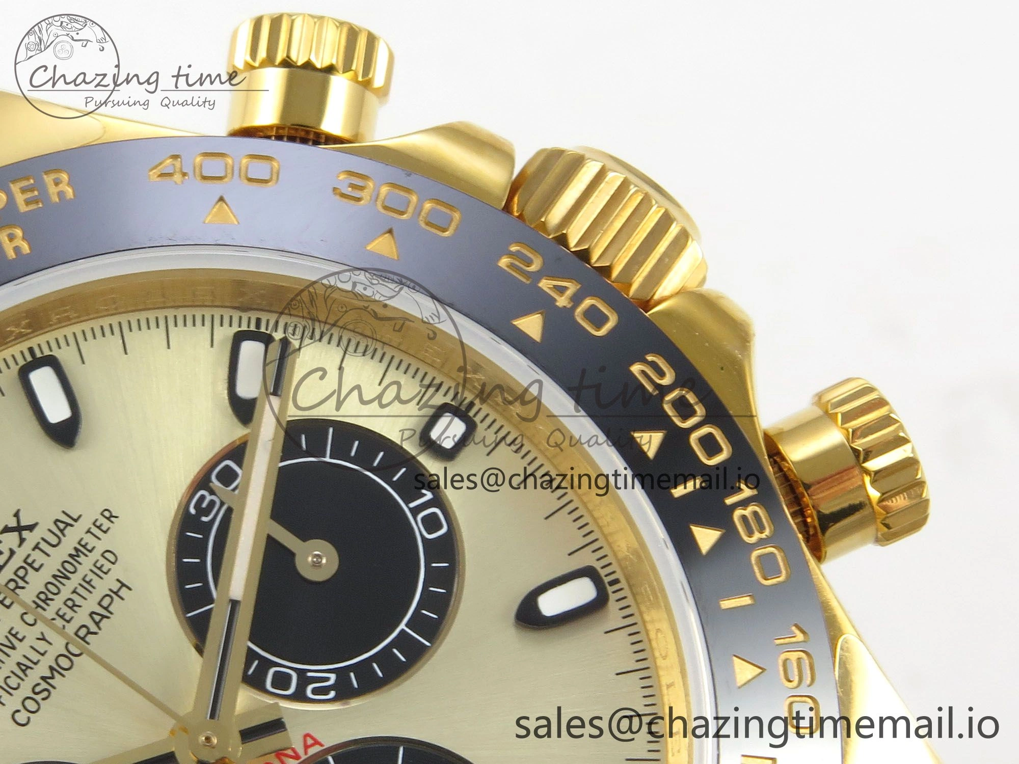 EasyCare Daytona 116518 QF 1:1 Best Edition YG Black Dial on Oysterflex Strap SH4130 V11（Gain Weight） 165