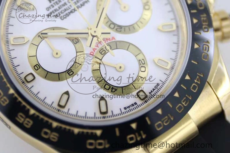 Daytona 116518 TWF 1:1 Best Edition 904L Steel White Dial on Oysterflex Strap A ComfortFit 2423