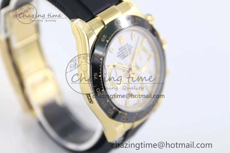 Daytona 116518 TWF 1:1 Best Edition 904L Steel White Dial on Oysterflex Strap A ComfortFit 2423