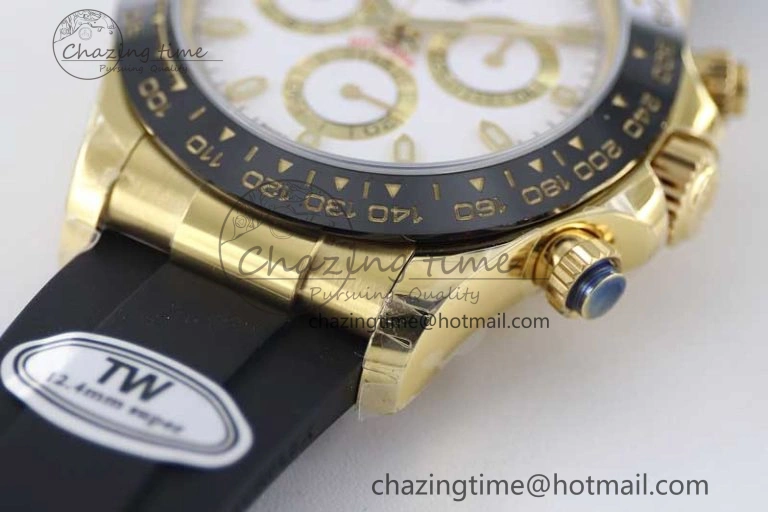 Daytona 116518 TWF 1:1 Best Edition 904L Steel White Dial on Oysterflex Strap A ComfortFit 2423