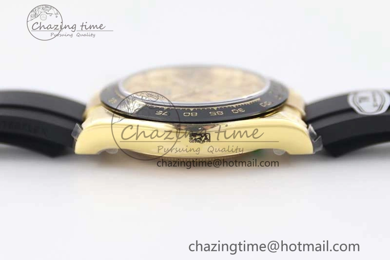 Practical Daytona 116518 TWF 1:1 Best Edition 904L Steel YG Dial on Oysterflex Strap A 2424