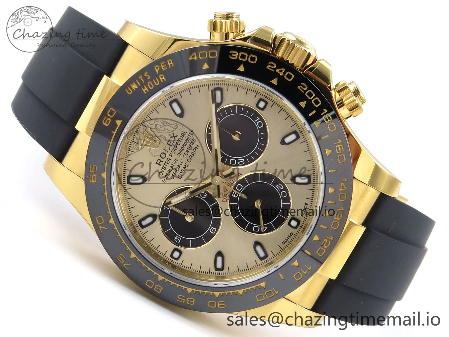 Daytona 116518 VSF 1:1 Best Edition 904L Steel YG Dial on Oysterflex Strap DD Modern 1003
