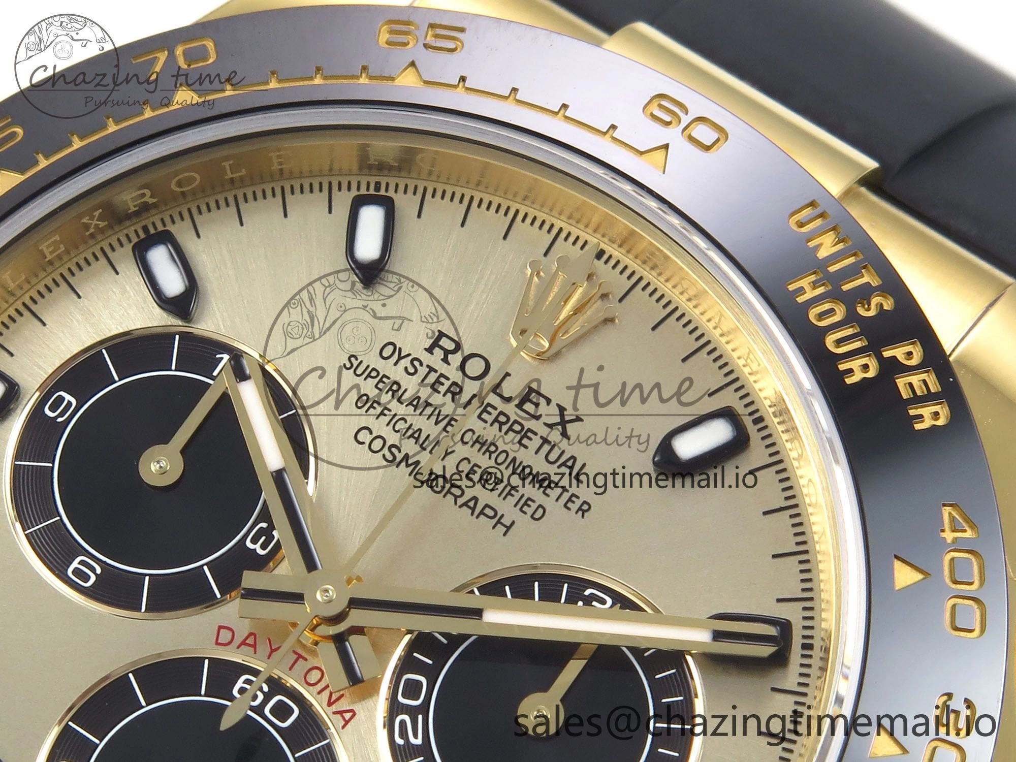 Daytona 116518 VSF 1:1 Best Edition 904L Steel YG Dial on Oysterflex Strap DD Modern 1003