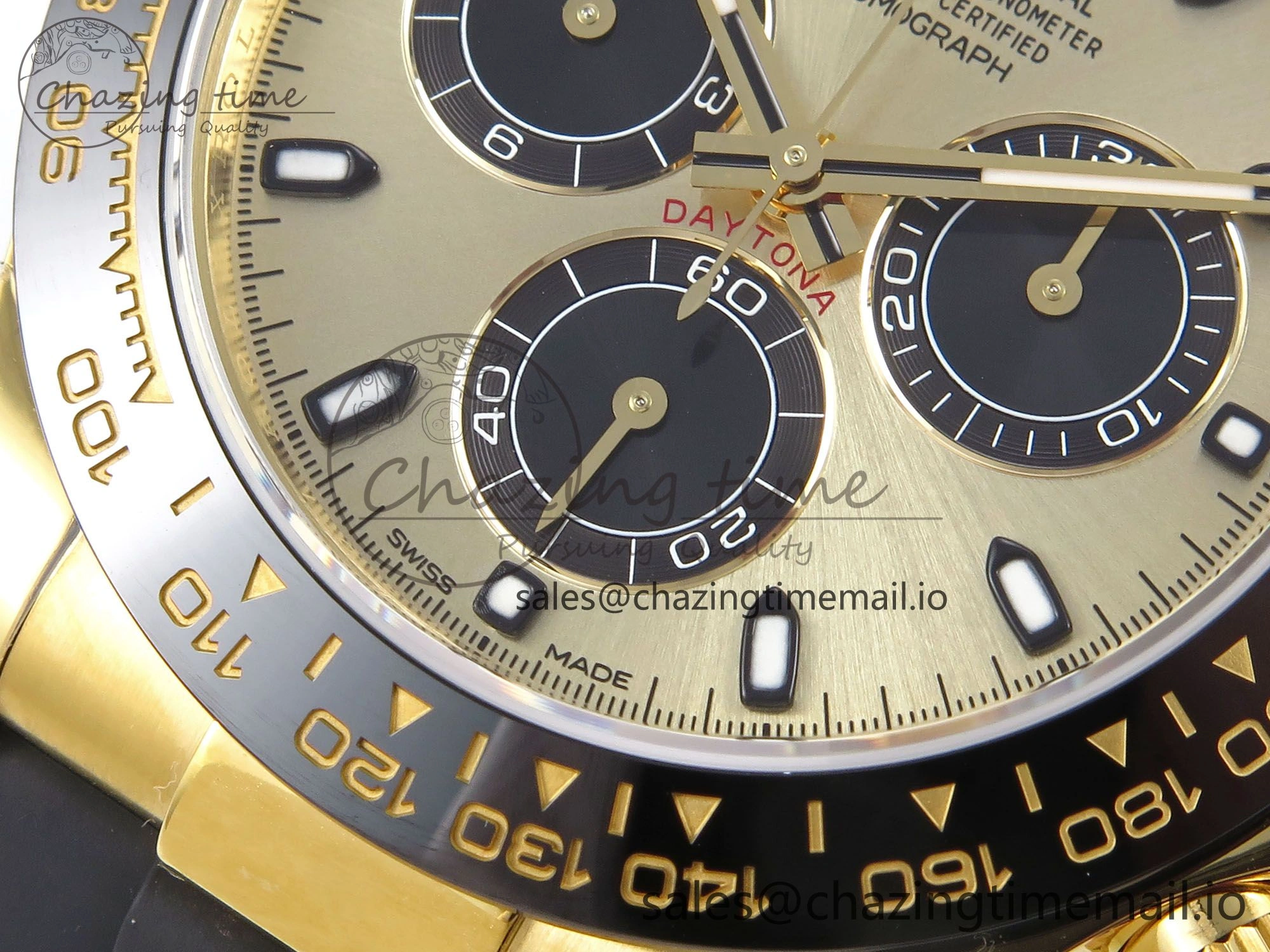 Daytona 116518 VSF 1:1 Best Edition 904L Steel YG Dial on Oysterflex Strap DD Modern 1003