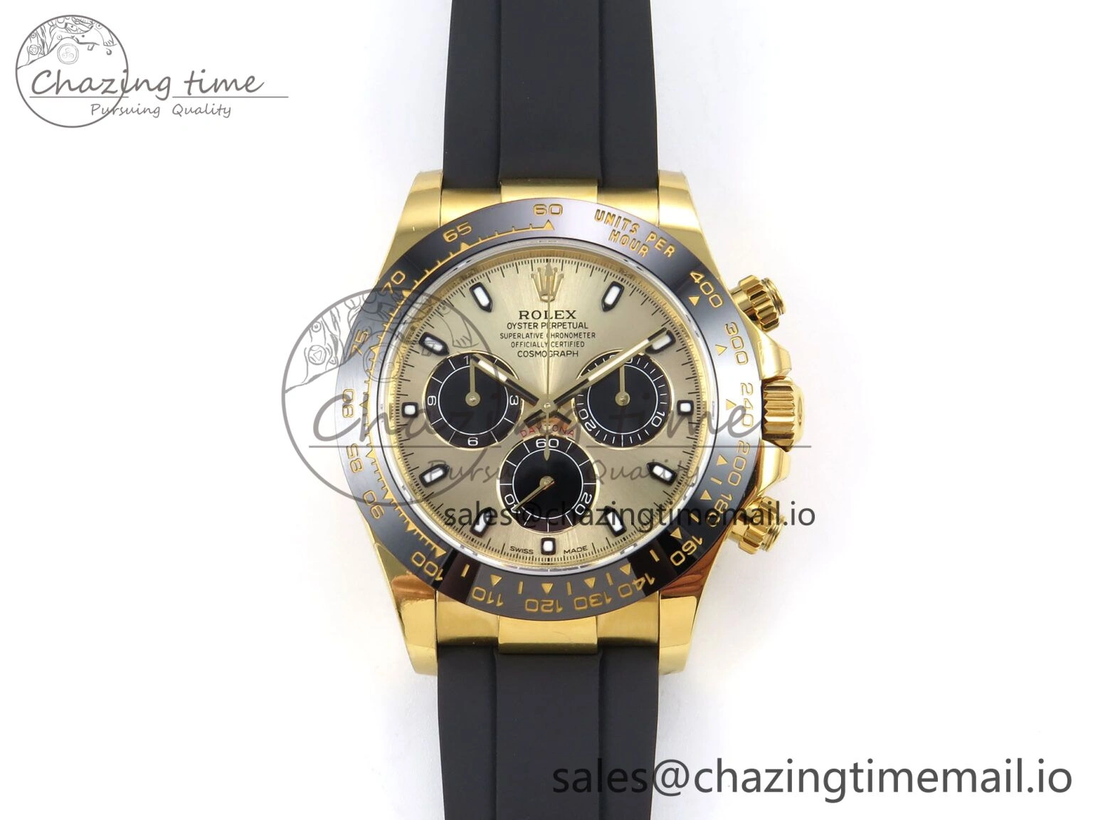 Daytona 116518 VSF 1:1 Best Edition 904L Steel YG Dial on Oysterflex Strap DD Modern 1003