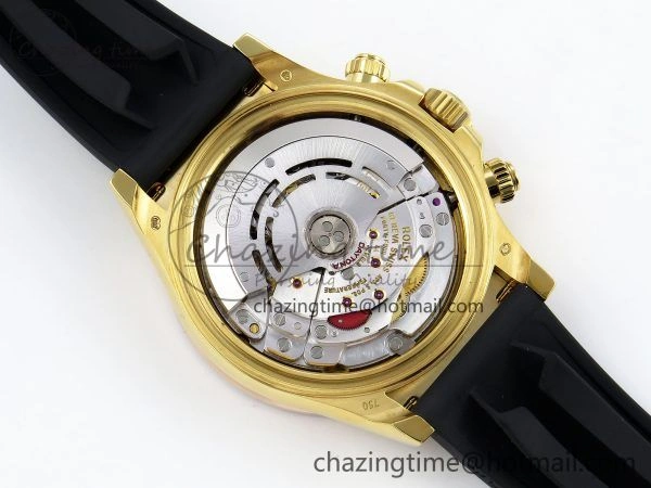 Daytona 116518 YG Orange Crystal Bezel N6F Best Edition Black Dial on Oysterflex Strap SA Breathable 1454