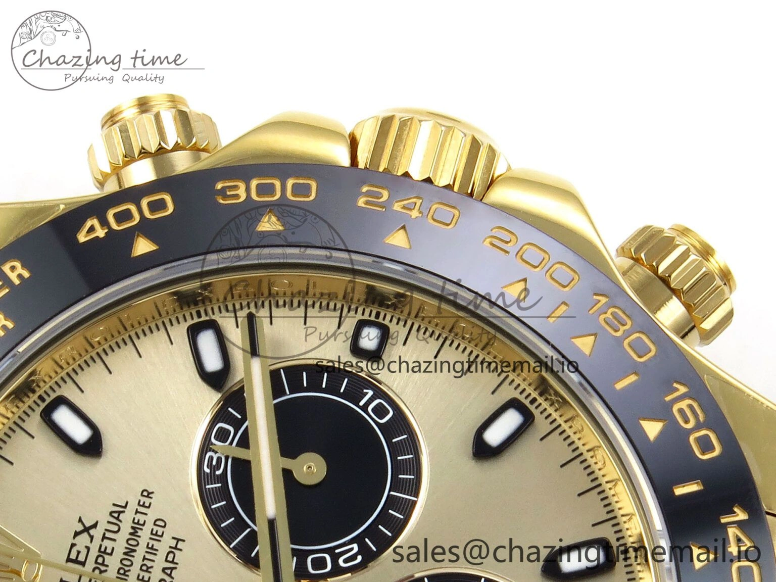 Sporty Daytona 116518 ZF 1:1 Best Edition Gold Dial on Oysterflex Strap SH4130（Gain Weight） 1244