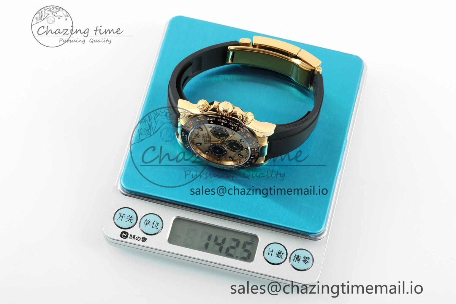 Sporty Daytona 116518 ZF 1:1 Best Edition Gold Dial on Oysterflex Strap SH4130（Gain Weight） 1244