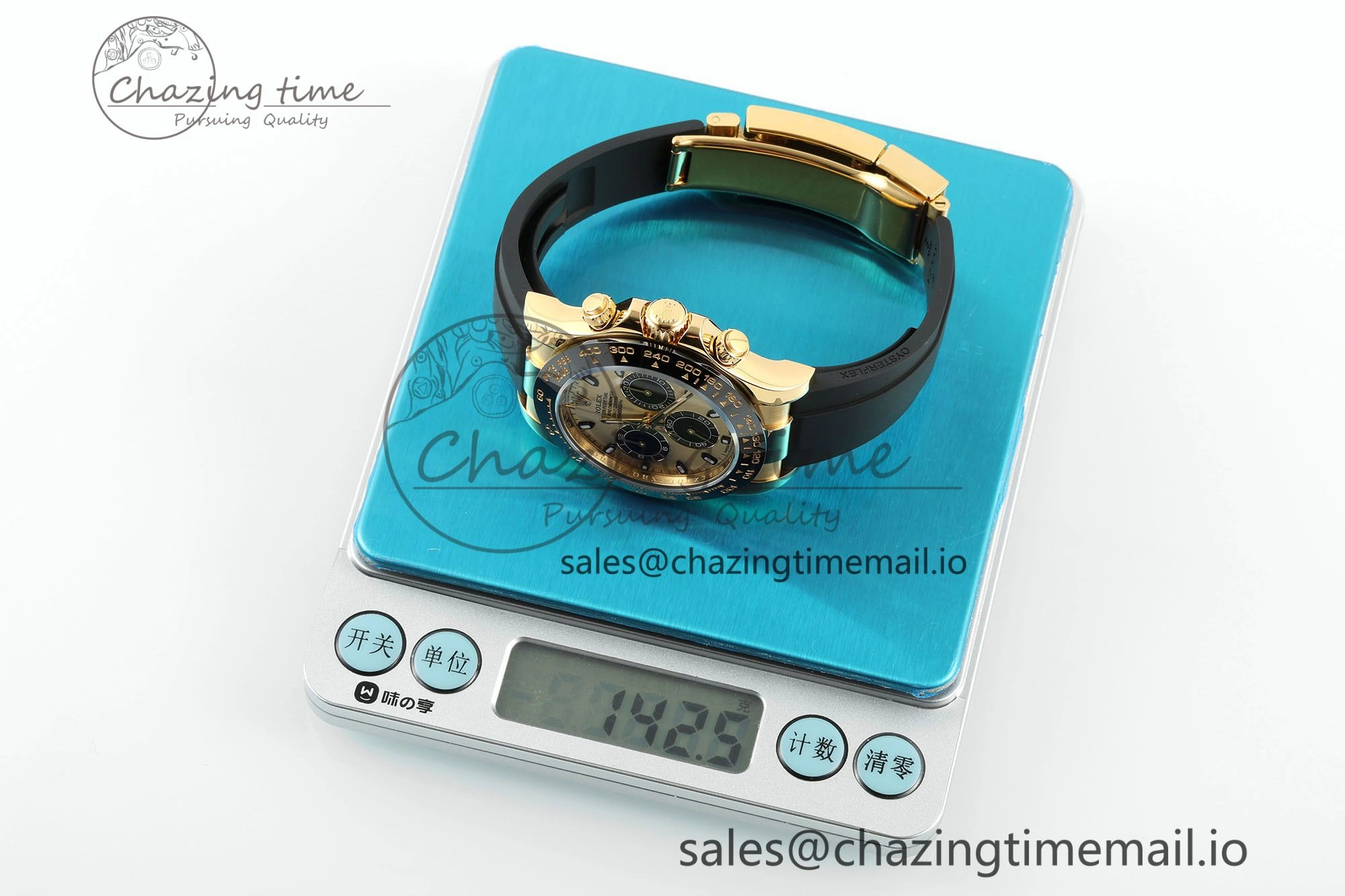 Sporty Daytona 116518 ZF 1:1 Best Edition Gold Dial on Oysterflex Strap SH4130（Gain Weight） 1244