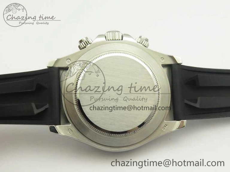 Daytona 116519 ARF 1:1 Best Edition 904L SS Case Gray Black Dial on Black Rubber Strap A4130 Super Clone V Original 3429