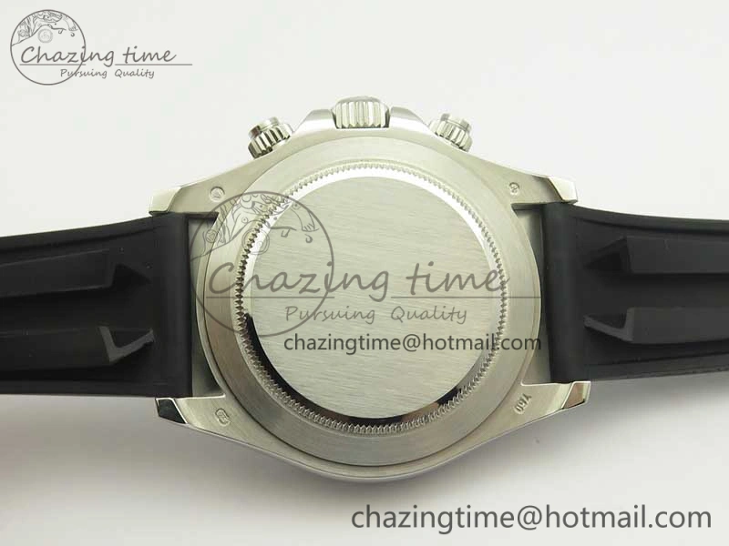 Daytona 116519 ARF 1:1 Best Edition 904L SS Case Gray Black Dial on Black Rubber Strap A4130 Super Clone V Original 3429