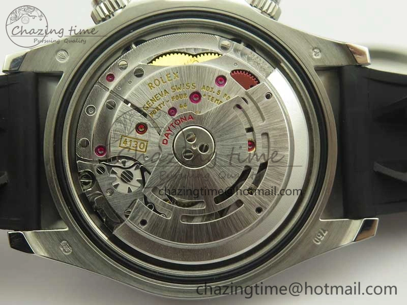 Daytona 116519 ARF 1:1 Best Edition 904L SS Case Gray Black Dial on Black Rubber Strap A4130 Super Clone V Original 3429