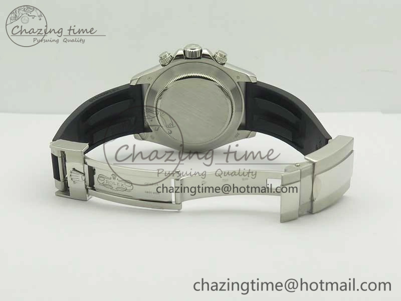 Daytona 116519 ARF 1:1 Best Edition 904L SS Case Gray Black Dial on Black Rubber Strap A4130 Super Clone V Original 3429