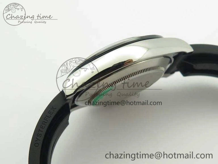 Daytona 116519 ARF Custom Made 904L SS Case Black Dial On Rubber Strap A4130 Super Clone HighQuality 3491