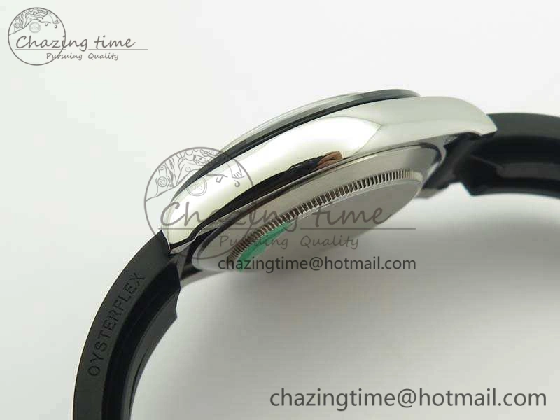 Daytona 116519 ARF Custom Made 904L SS Case Black Dial On Rubber Strap A4130 Super Clone HighQuality 3491