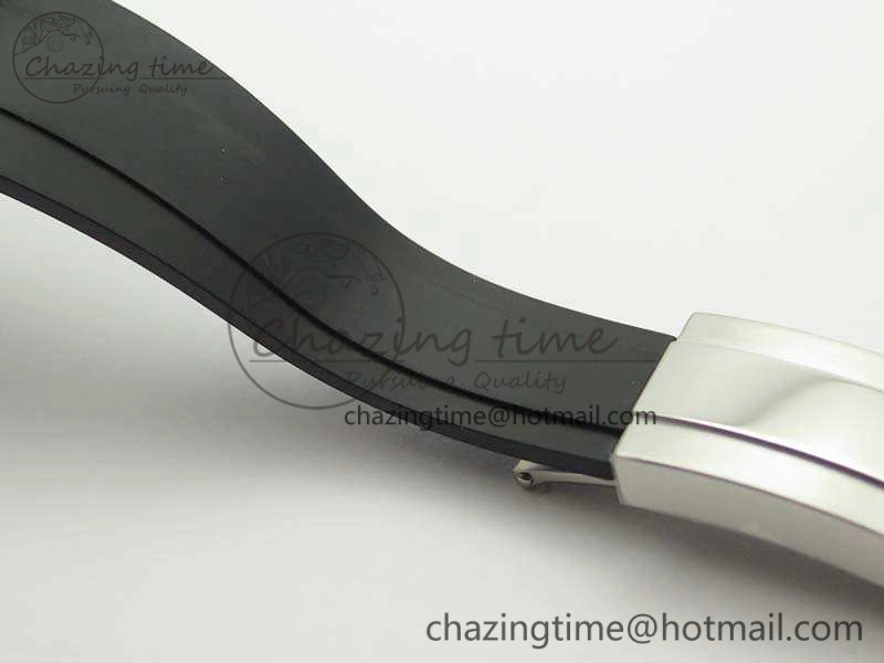 Daytona 116519 ARF Custom Made 904L SS Case Black Dial On Rubber Strap A4130 Super Clone HighQuality 3491