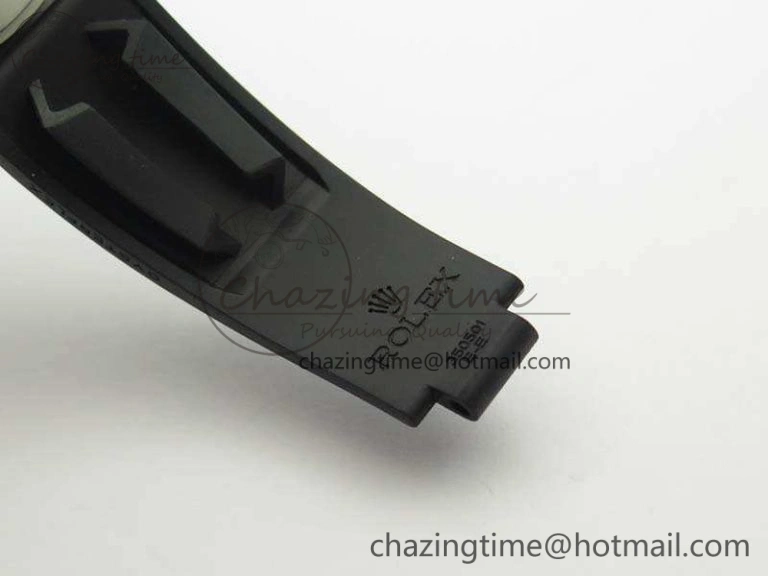 Daytona 116519 ARF Custom Made 904L SS Case Black Dial On Rubber Strap A4130 Super Clone HighQuality 3491