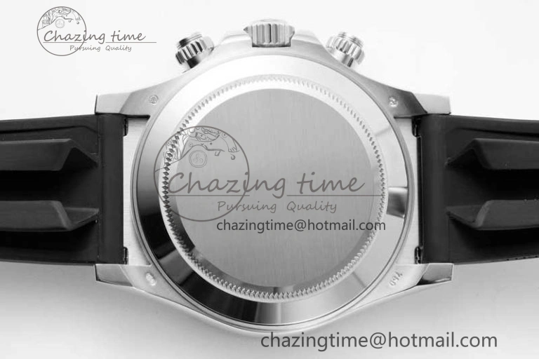 Daytona 116519 BTF 1:1 Best Edition Black Diamonds Dial on Oysterflex Rubber Strap SA SmoothTexture 2345