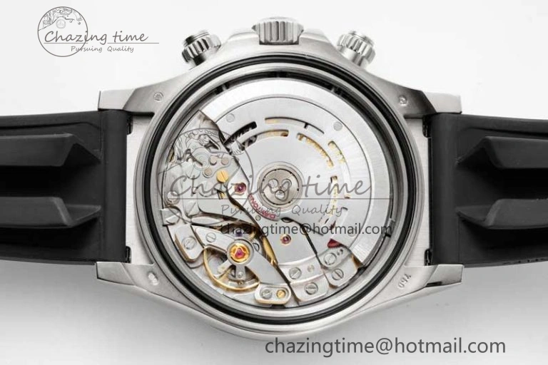 Daytona 116519 BTF 1:1 Best Edition Black Diamonds Dial on Oysterflex Rubber Strap SA SmoothTexture 2345