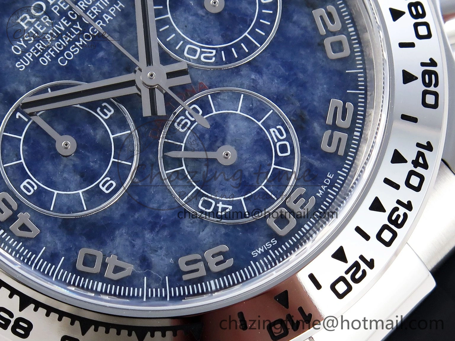 HighQuality Daytona 116519 Clean 1:1 Best Edition 904L SS Case and Bracelet Blue Sodalite Dial on Oysterflex SA4130 V 1851