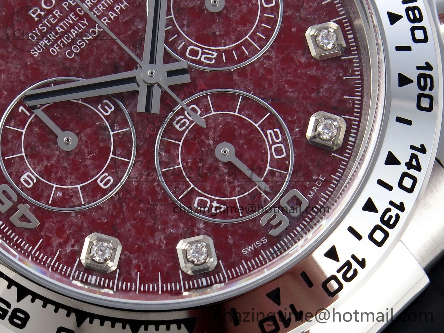 Thermal Daytona 116519 Clean 1:1 Best Edition 904L SS Case and Bracelet Red Sodalite Dial on Oysterflex SA4130 V 1852