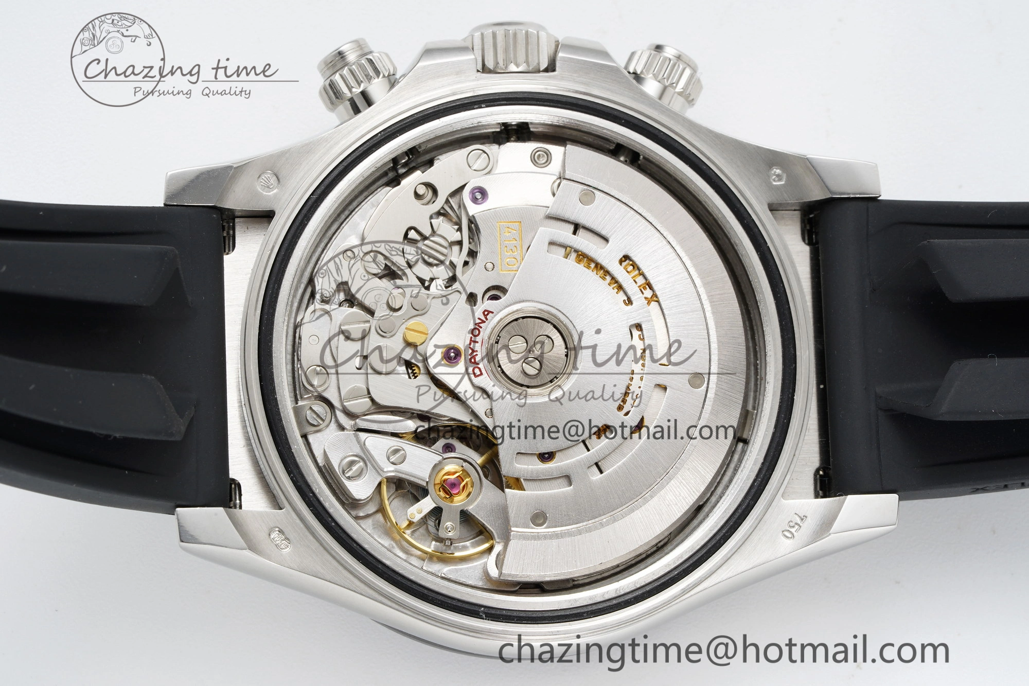 Daytona 116519 Clean Factory 1:1 Best Edition Black Diamonds Dial on Oysterflex Rubber Strap SA Casual 1829
